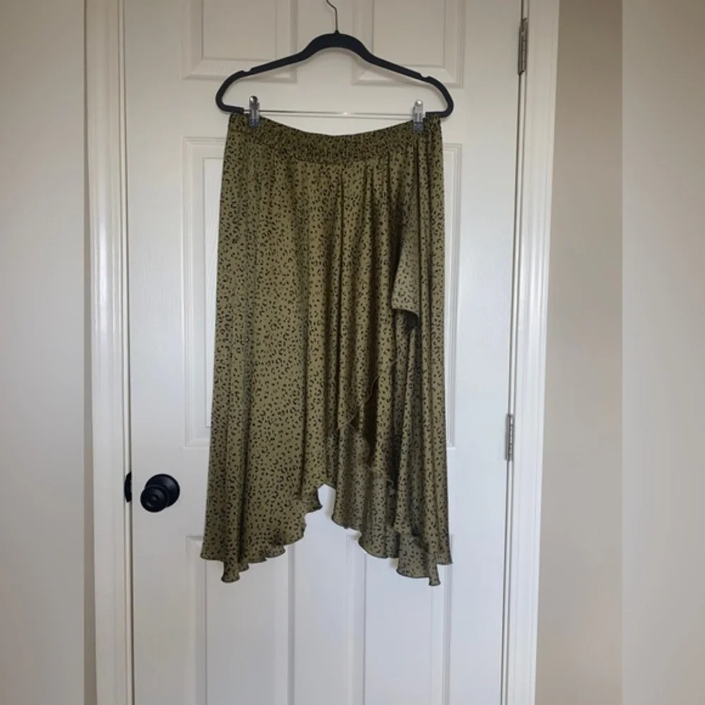 Zara Animal Print MIDI Skirt